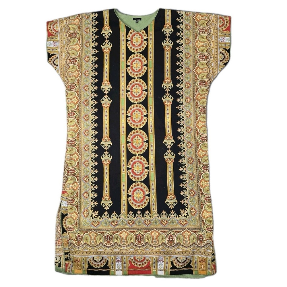 Vintage J. Peterman Kaften Paisley Print One Size